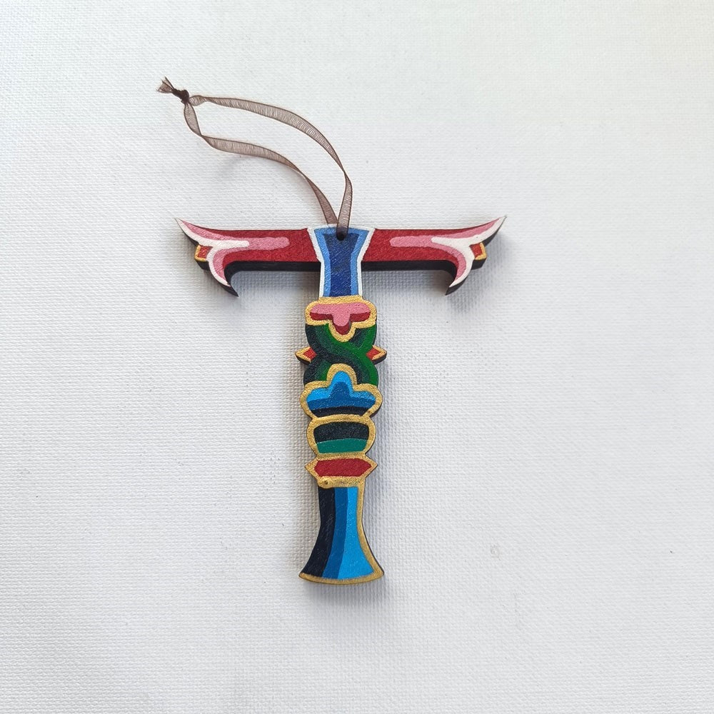 Latin Alphabet Hand Painted Decorative Letters