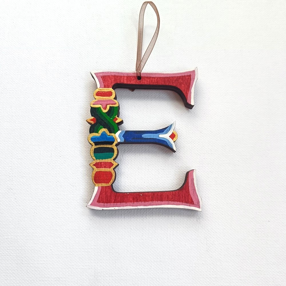 Latin Alphabet Hand Painted Decorative Letters