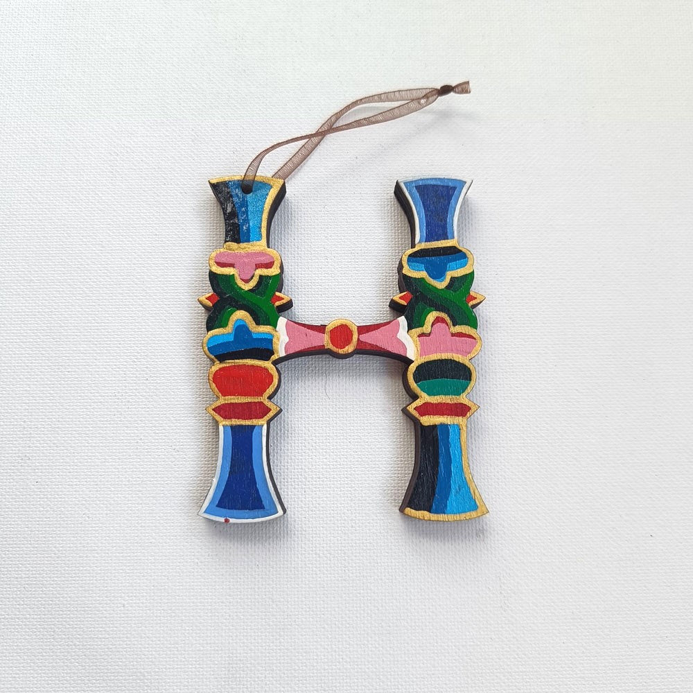 Latin Alphabet Hand Painted Decorative Letters