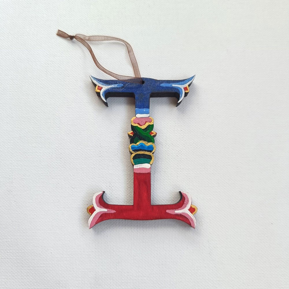 Latin Alphabet Hand Painted Decorative Letters