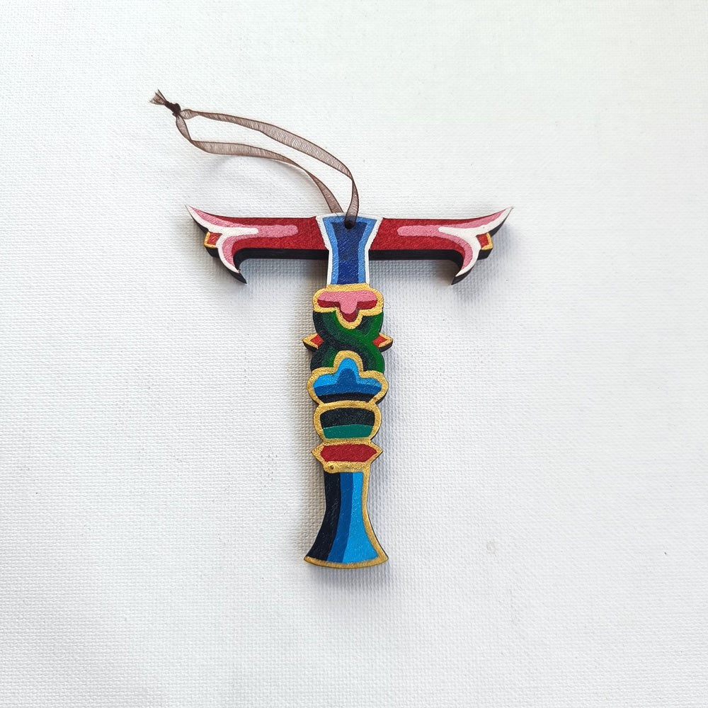 Latin Alphabet Hand Painted Decorative Letters