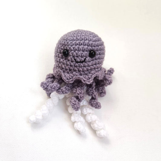 Amigurumi Crochet Purple Jellyfish