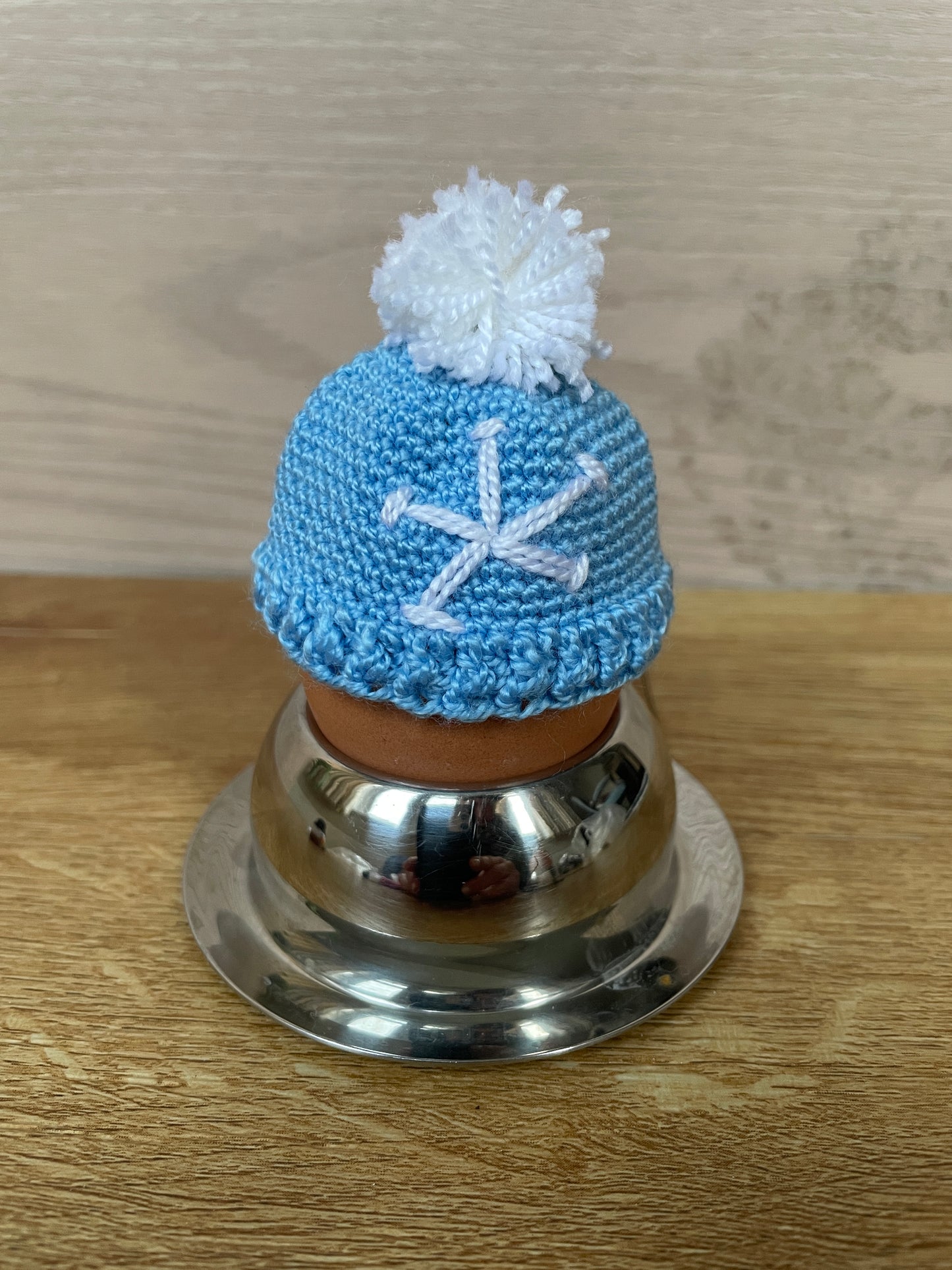 Christmas Holiday Crochet Egg Cosy Sets - Santa, Snowman, Reindeer, Christmas Pudding and More!