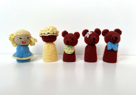 Goldilocks and the Three Bears Finger Puppet Set