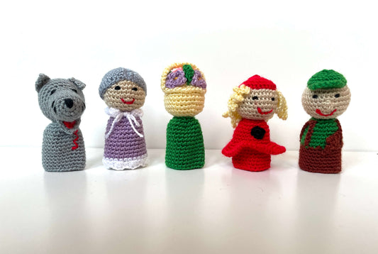 Little Red Riding Hood Finger Puppet Set