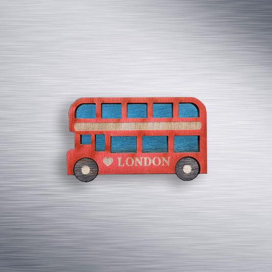 Double Decker Bus Magnet