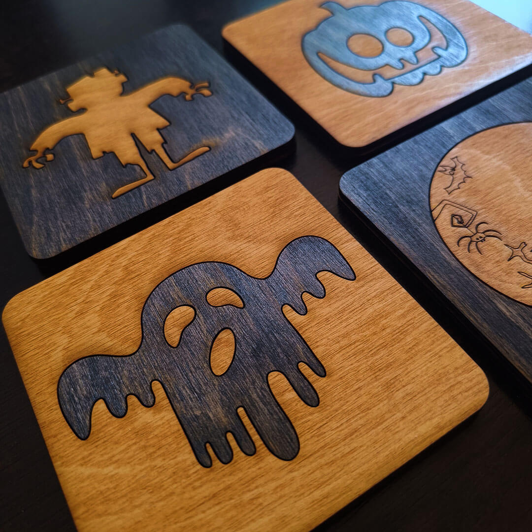Halloween Coaster Set