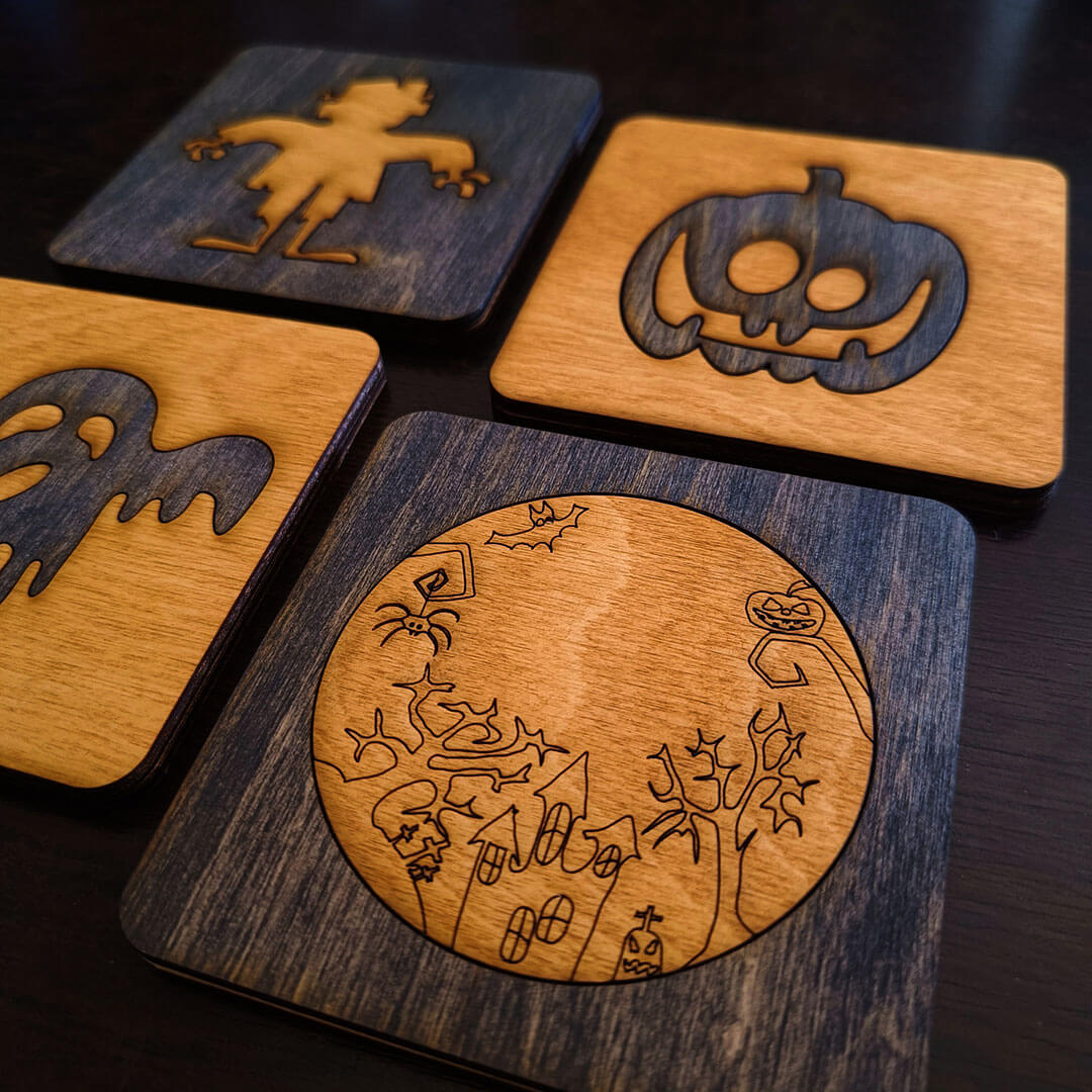 Halloween Coaster Set