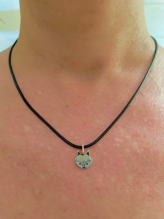 Fox 925 Sterling Silver Pendant Necklace