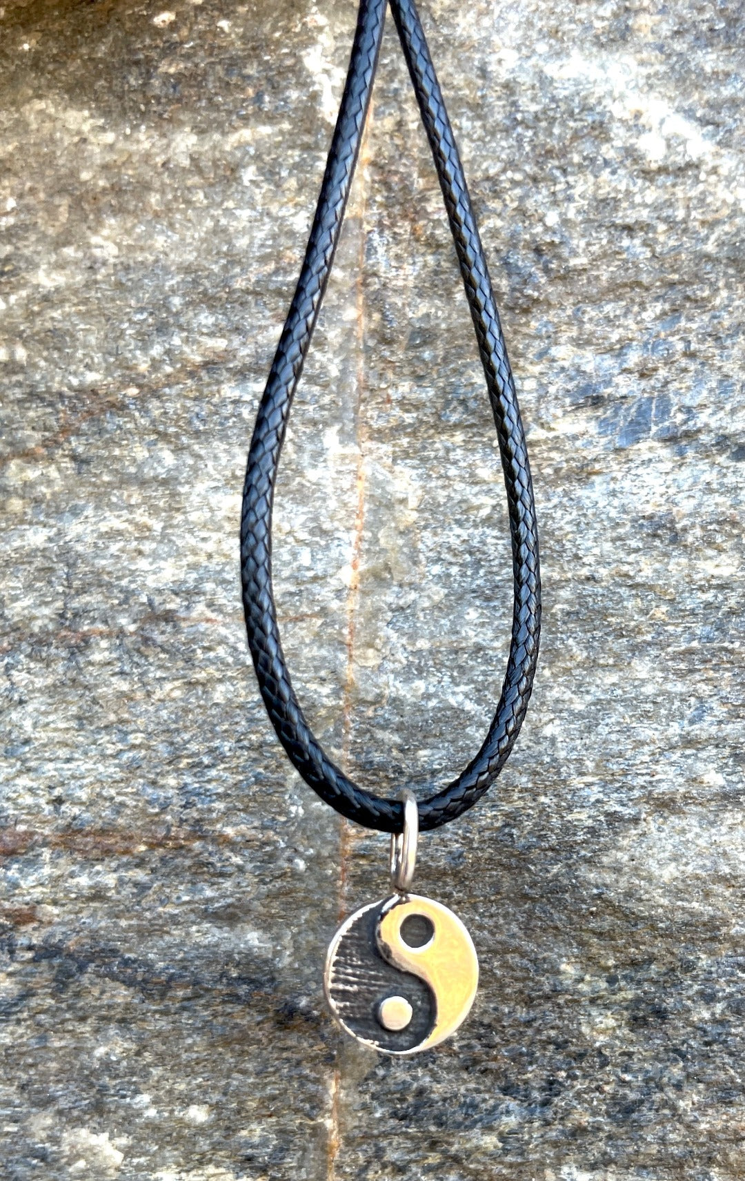 Yin Yang 925 Sterling Silver Pendant Necklace