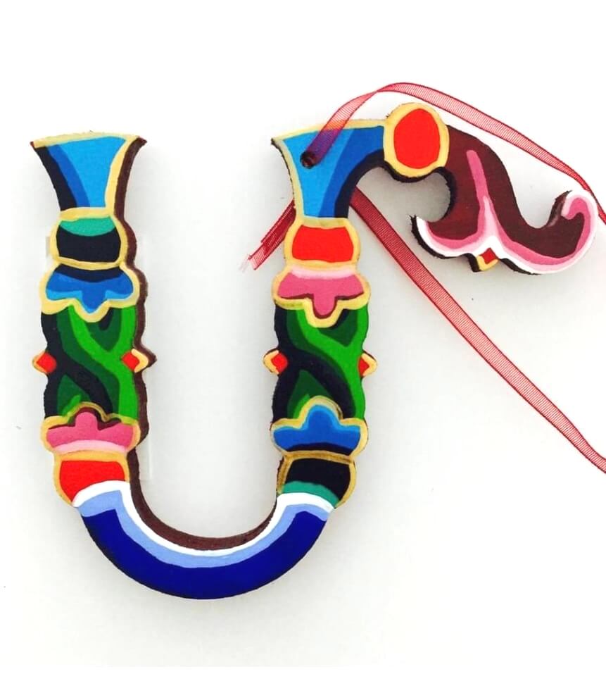 Armenian Alphabet Hand Painted Decorative Letters