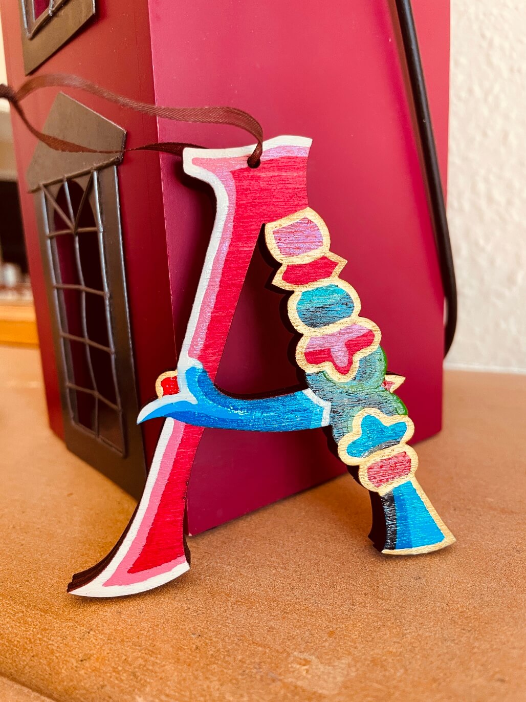 Latin Alphabet Hand Painted Decorative Letters