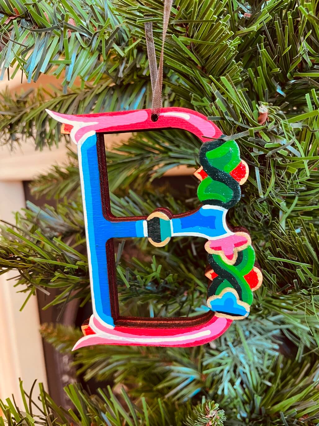 Latin Alphabet Hand Painted Decorative Letters