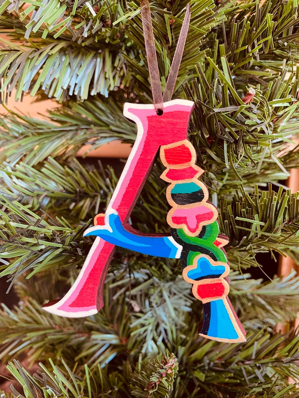 Latin Alphabet Hand Painted Decorative Letters
