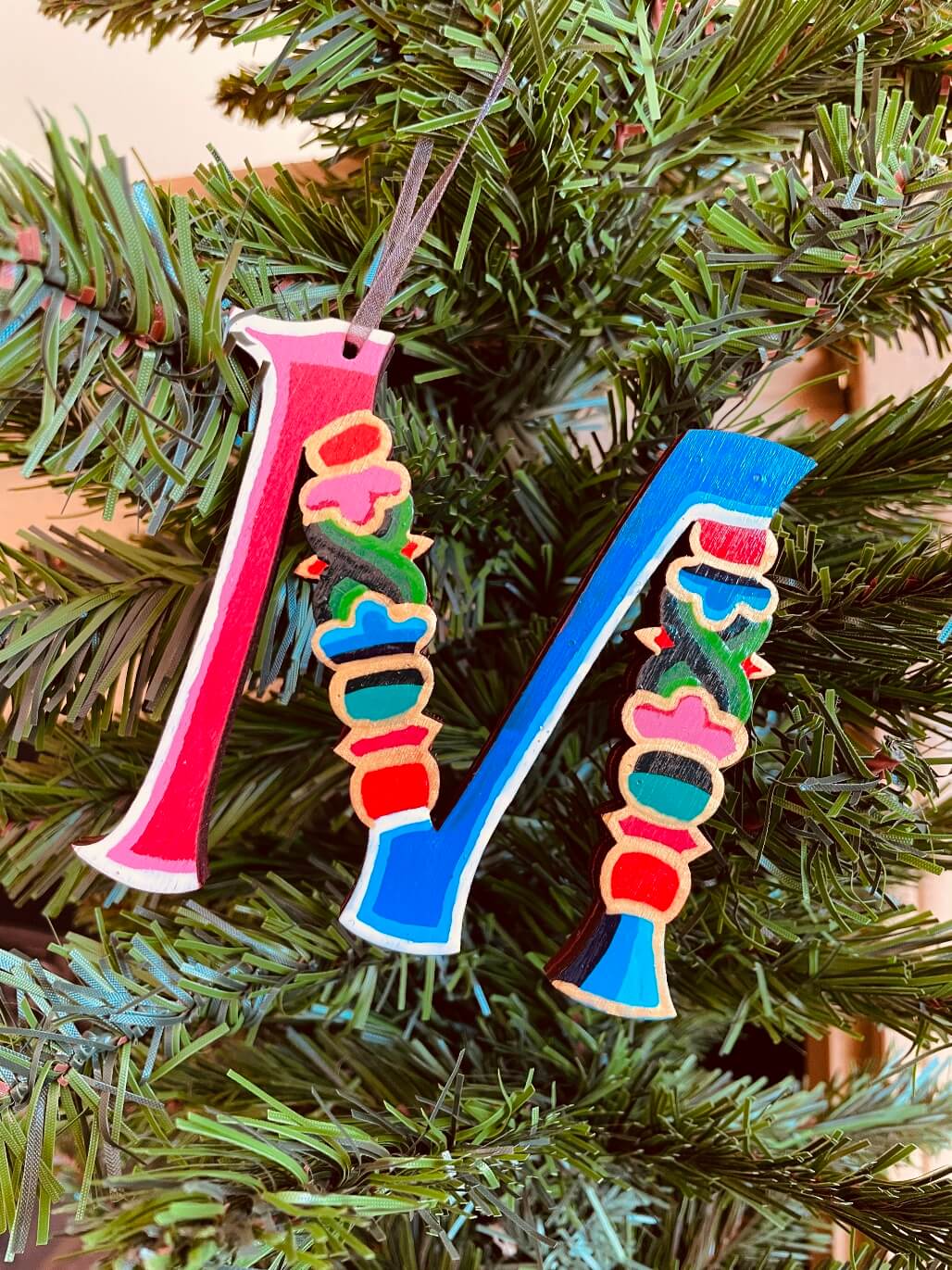 Latin Alphabet Hand Painted Decorative Letters