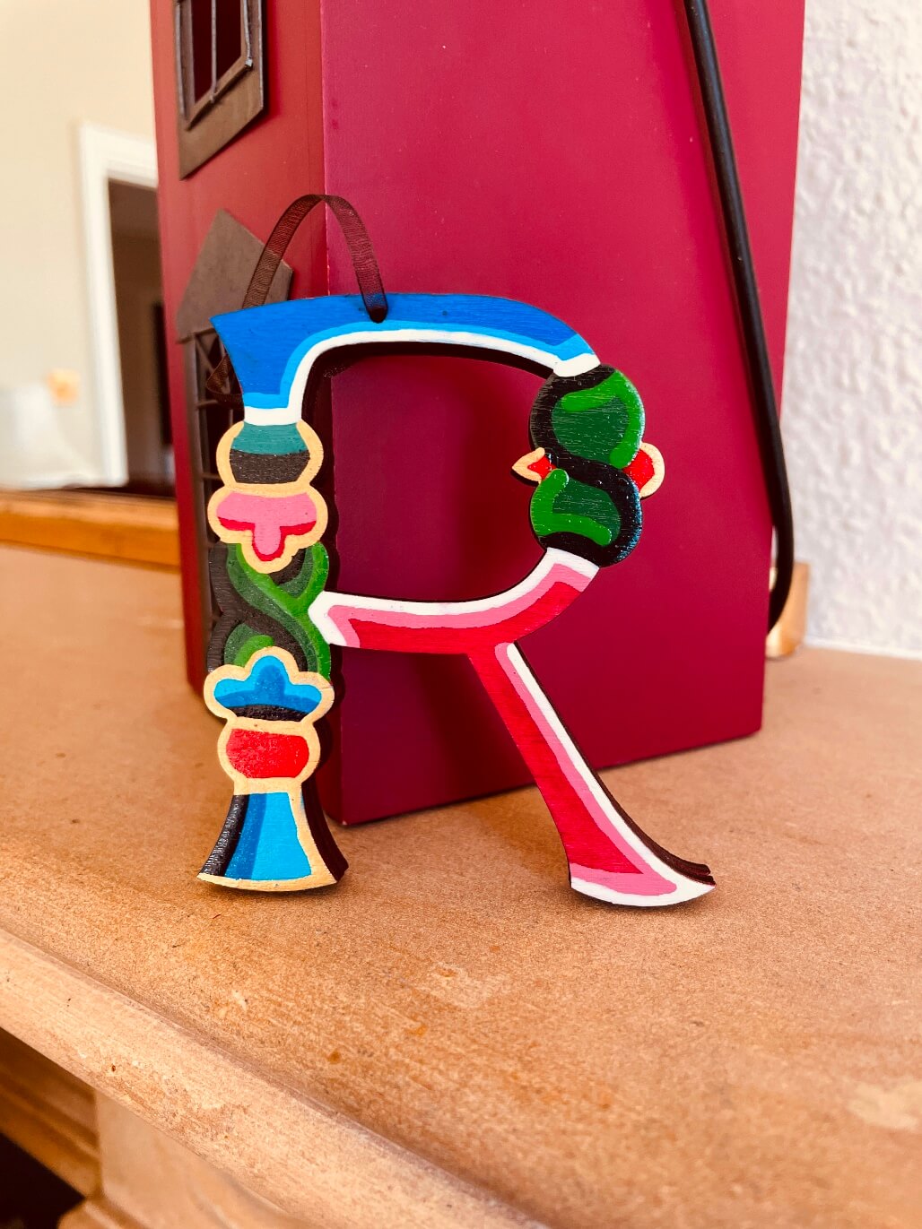 Latin Alphabet Hand Painted Decorative Letters