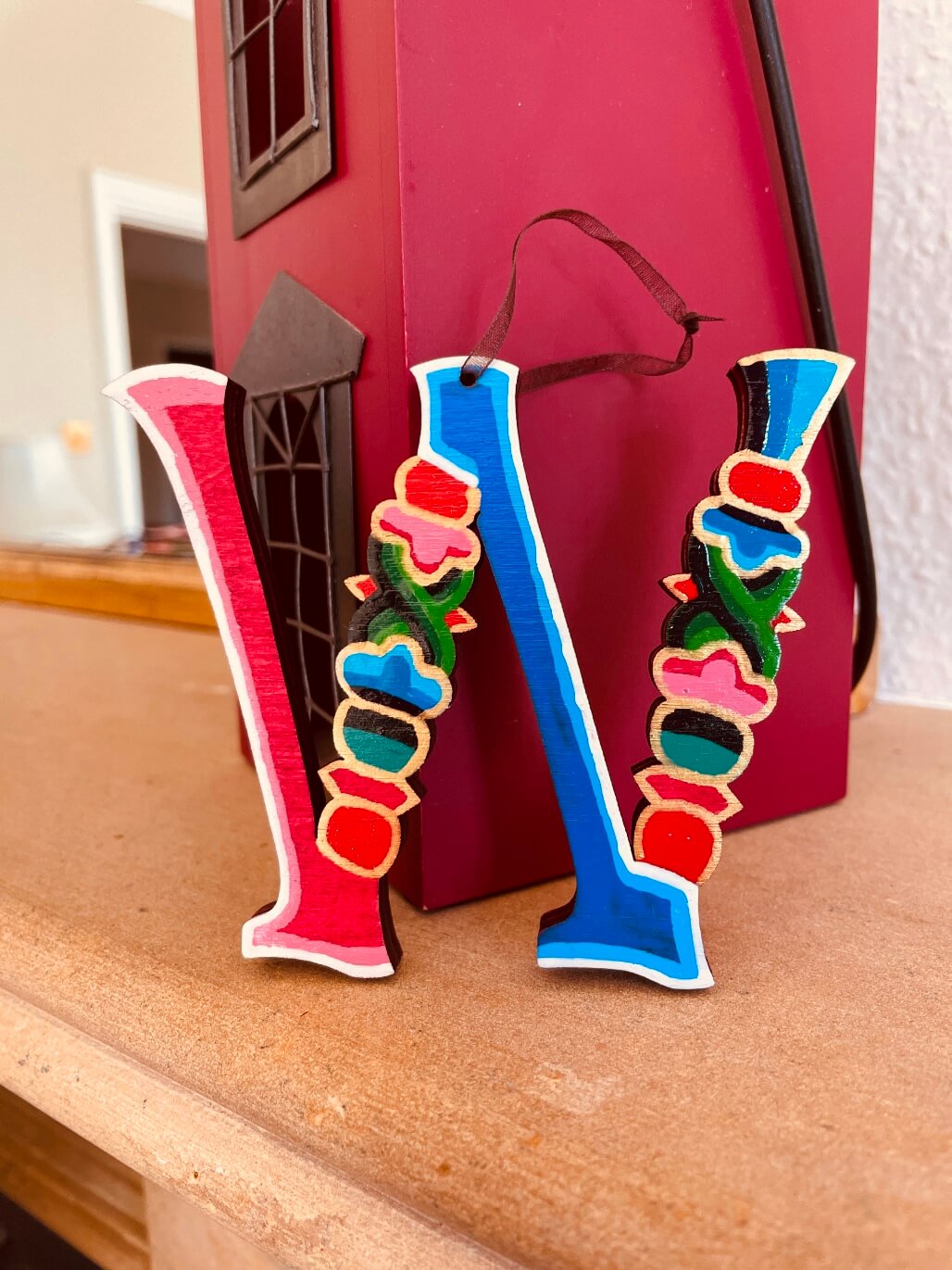Latin Alphabet Hand Painted Decorative Letters
