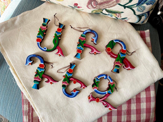 Armenian Alphabet Hand Painted Decorative Letters