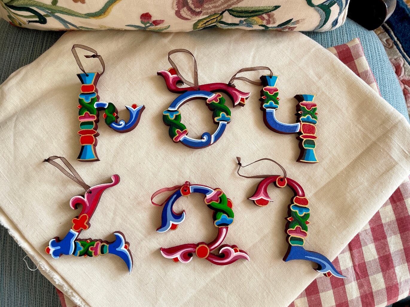 Armenian Alphabet Hand Painted Decorative Letters