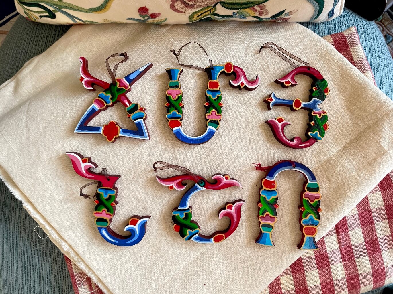 Armenian Alphabet Hand Painted Decorative Letters