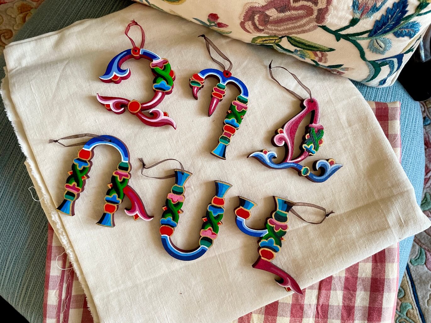 Armenian Alphabet Hand Painted Decorative Letters