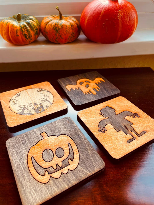 Halloween Coaster Set 2
