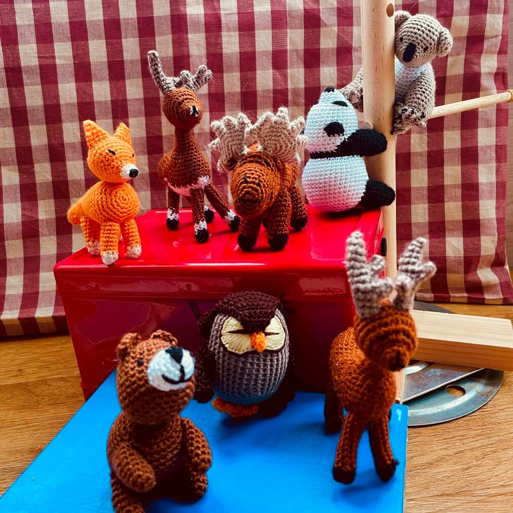MINIGURUMI Mini Crochet Woodland Forest Animals
