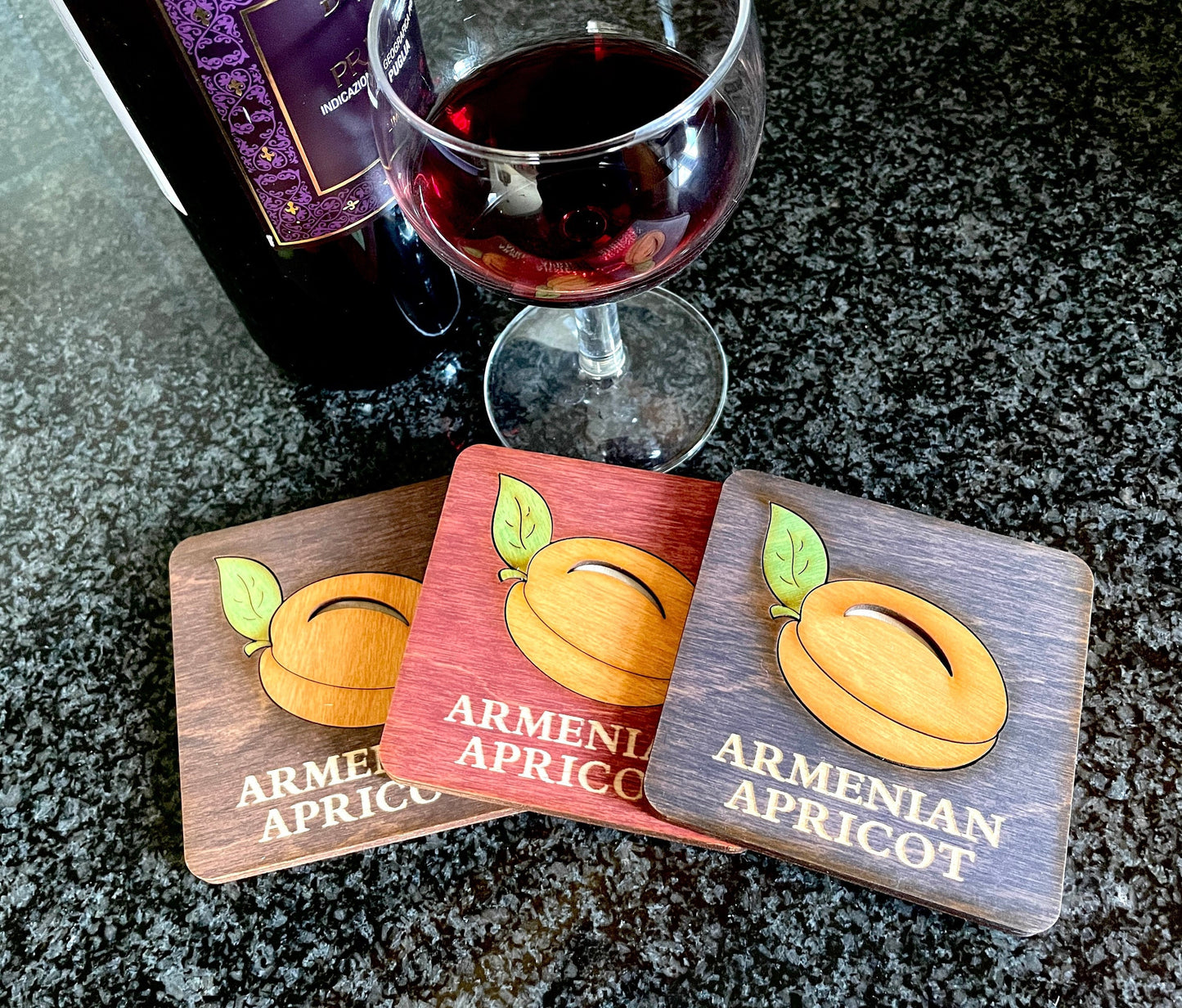 Armenian Apricot Coaster we