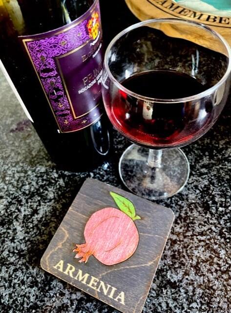 Armenia Pomegranate Coaster