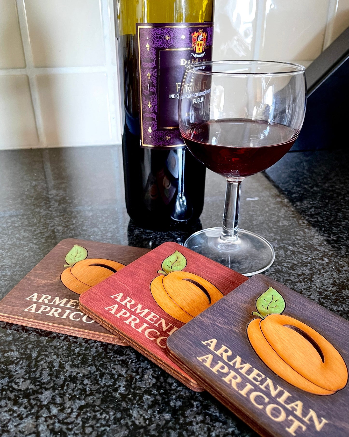 Armenian Apricot Coaster we