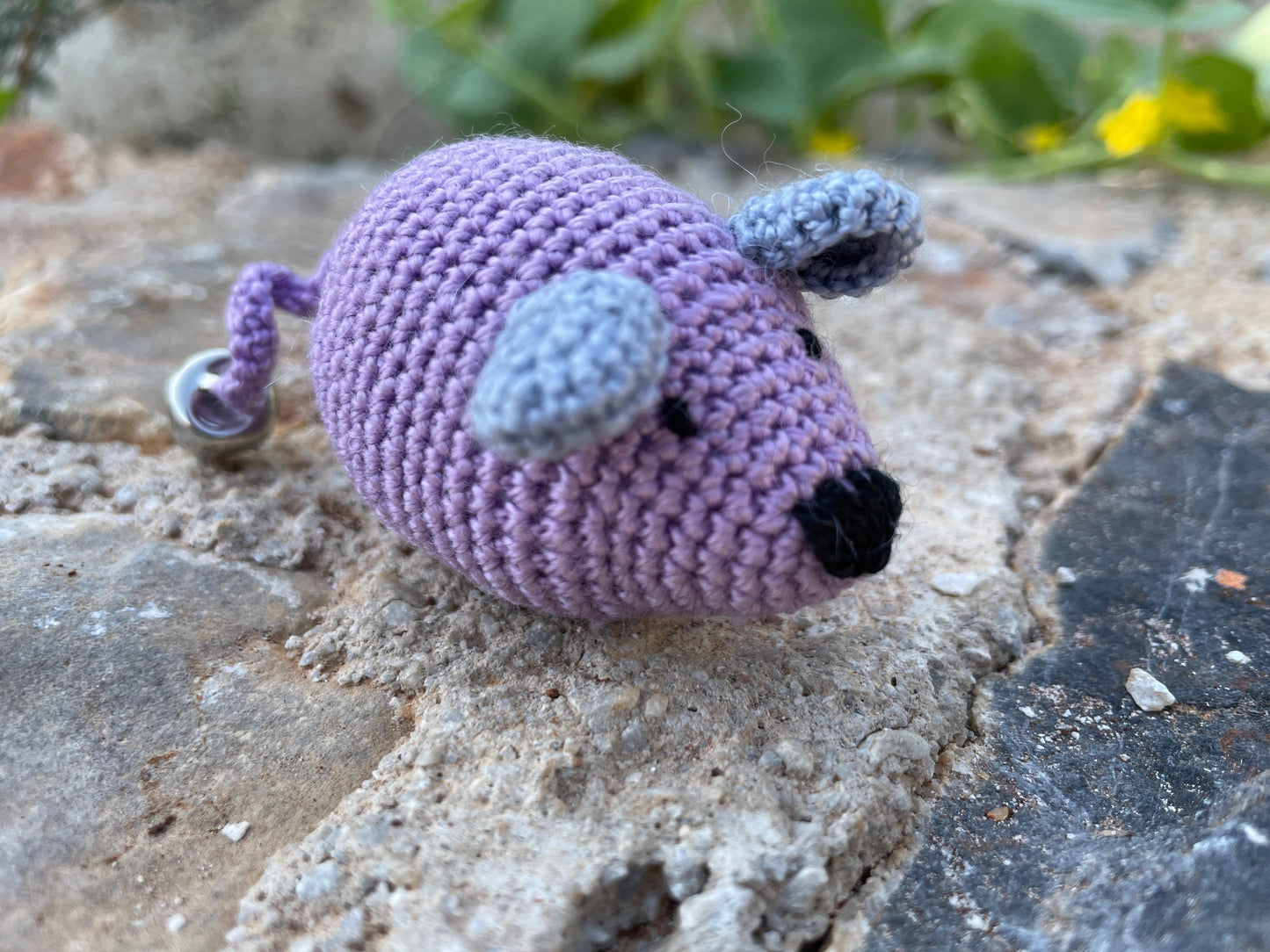 Crochet Catnip Mouse Toy - 4 colours!