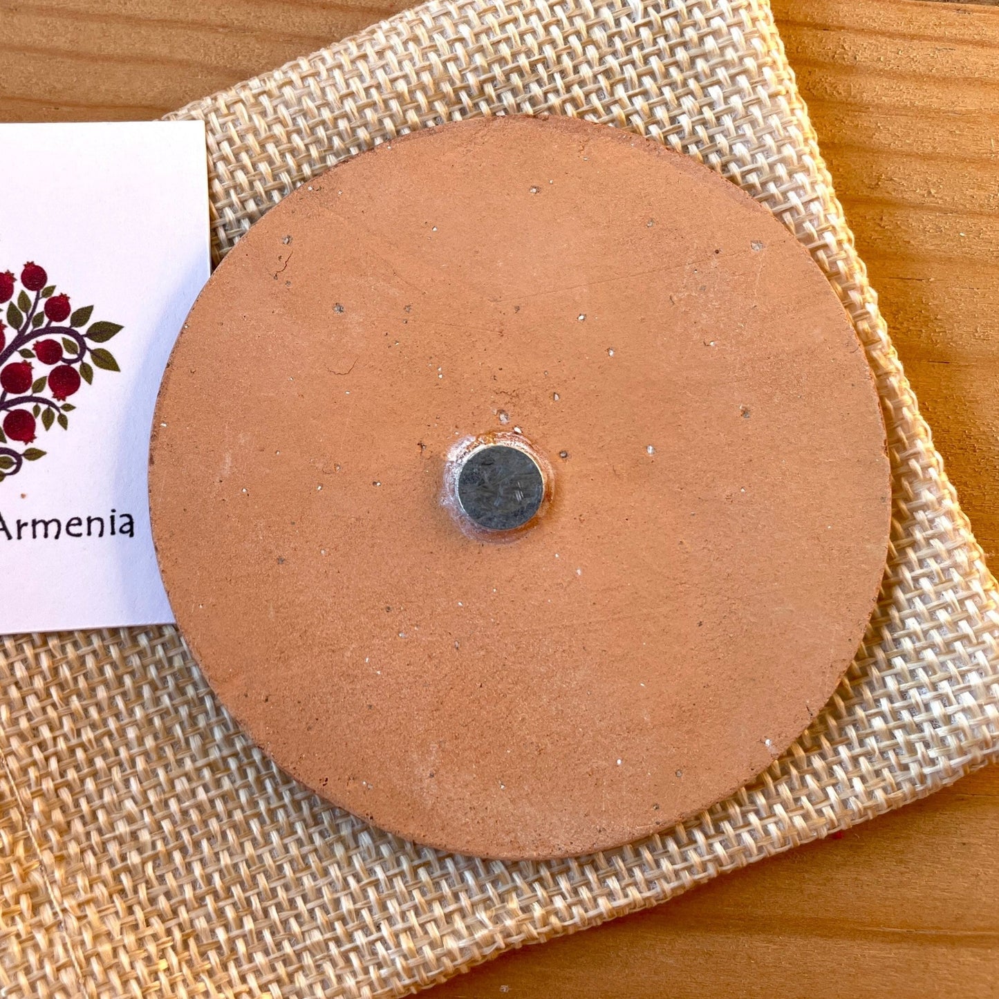 Ceramic Armenia Pomegranate, Tree of Life, and Eternity Magnets