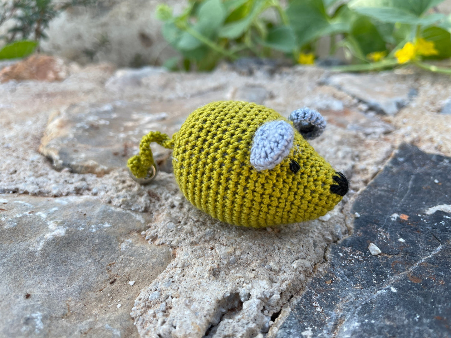 Crochet Catnip Mouse Toy - 4 colours!
