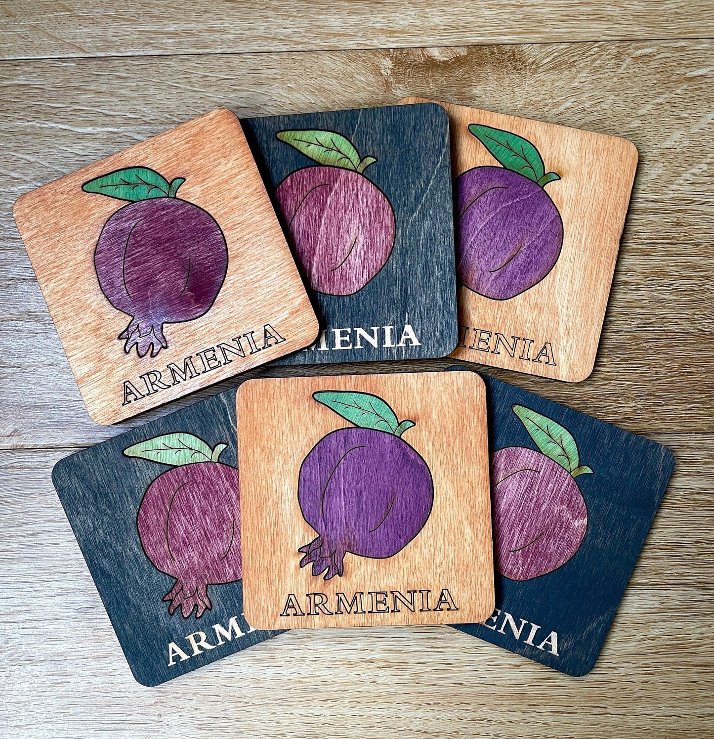 Armenia Pomegranate Coaster