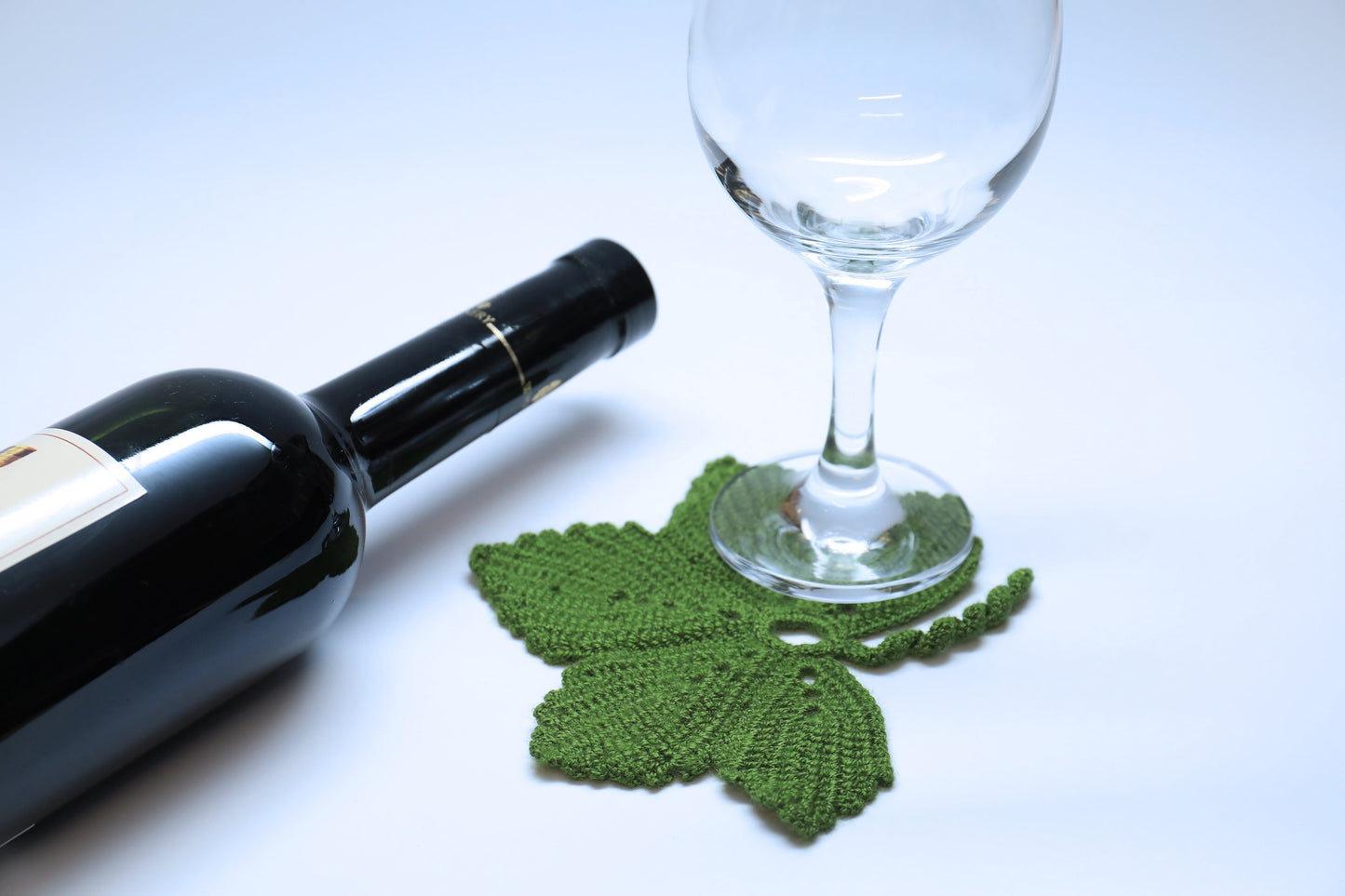 Grape Leaf Coasters, Set of 3