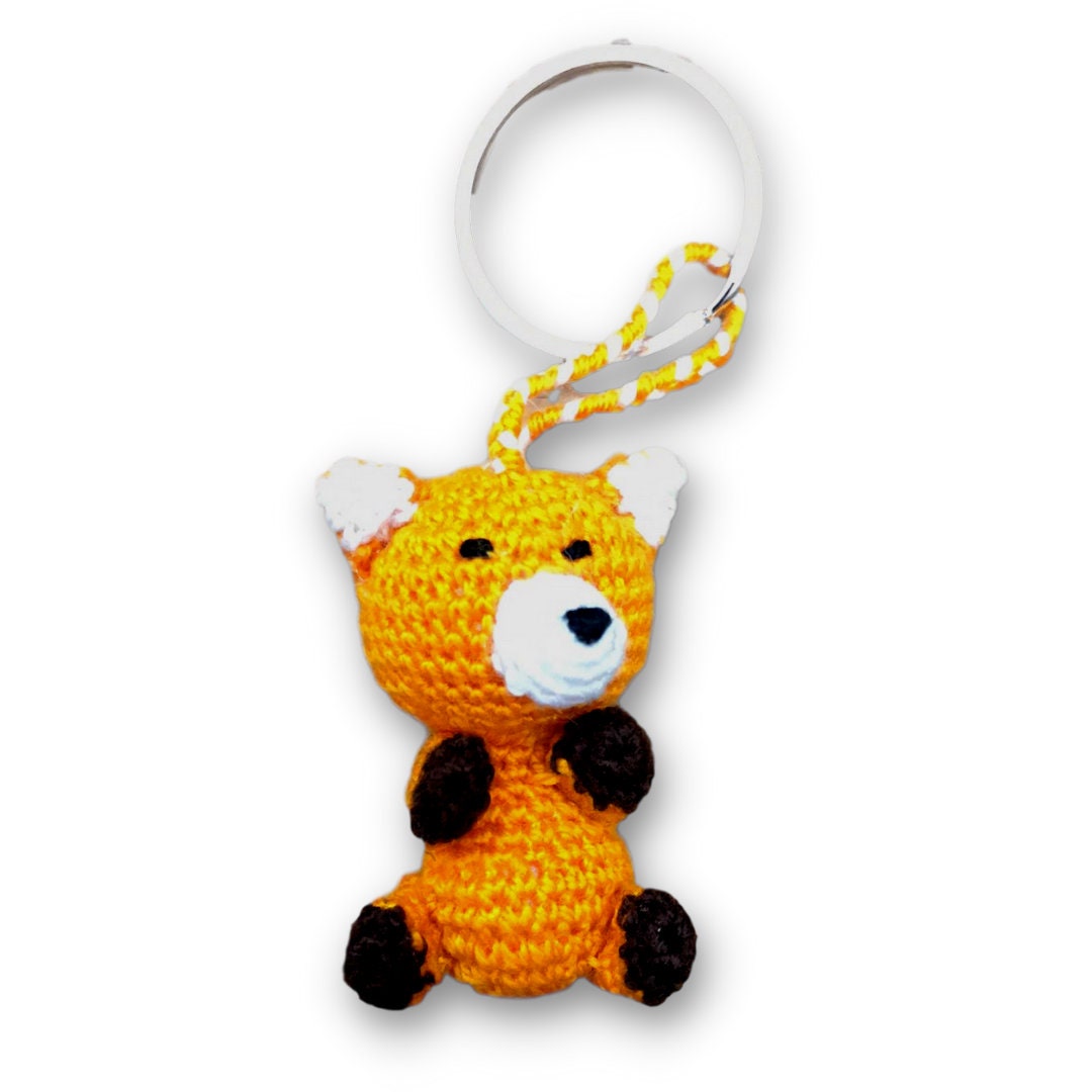 Mini-Crochet Woodland Animals Keyring Accessories