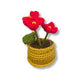 Mini Crochet Flowerpots