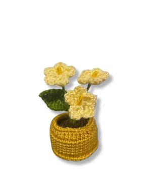 Mini Crochet Flowerpots