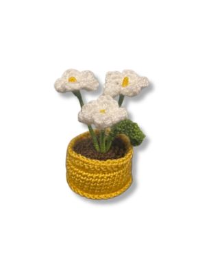 Mini Crochet Flowerpots