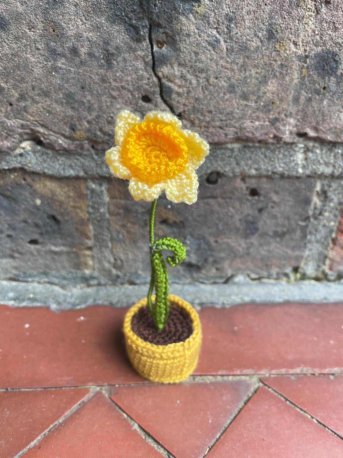 Mini Crochet Flowerpots