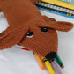 Dachshund Sausage Dog Crochet Pencil Case