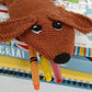 Dachshund Sausage Dog Crochet Pencil Case