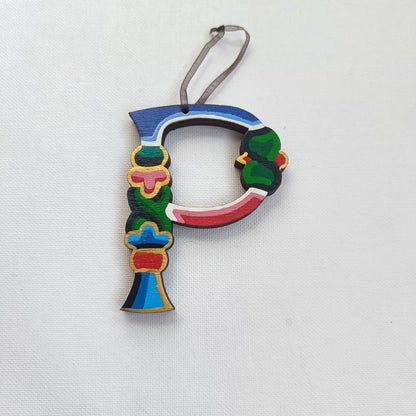 Latin Alphabet Hand Painted Decorative Letters