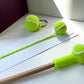 Tennis Ball Crochet Pencil Topper Accessory