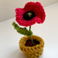 Mini Crochet Flowerpots