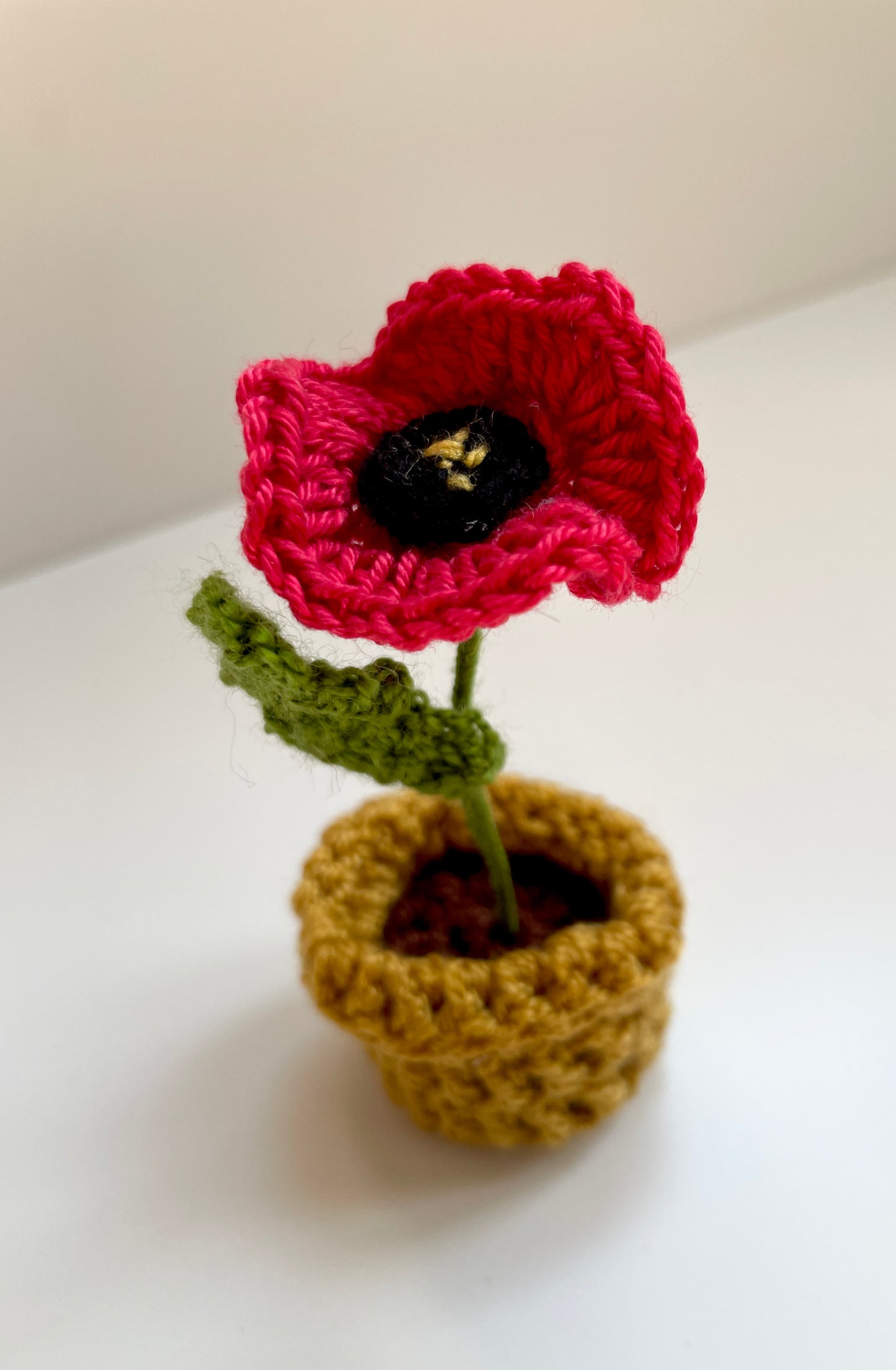 Mini Crochet Flowerpots