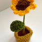 Mini Crochet Flowerpots