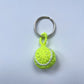 Tennis Ball Crochet Keyring Accessory