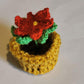 Mini Crochet Flowerpots