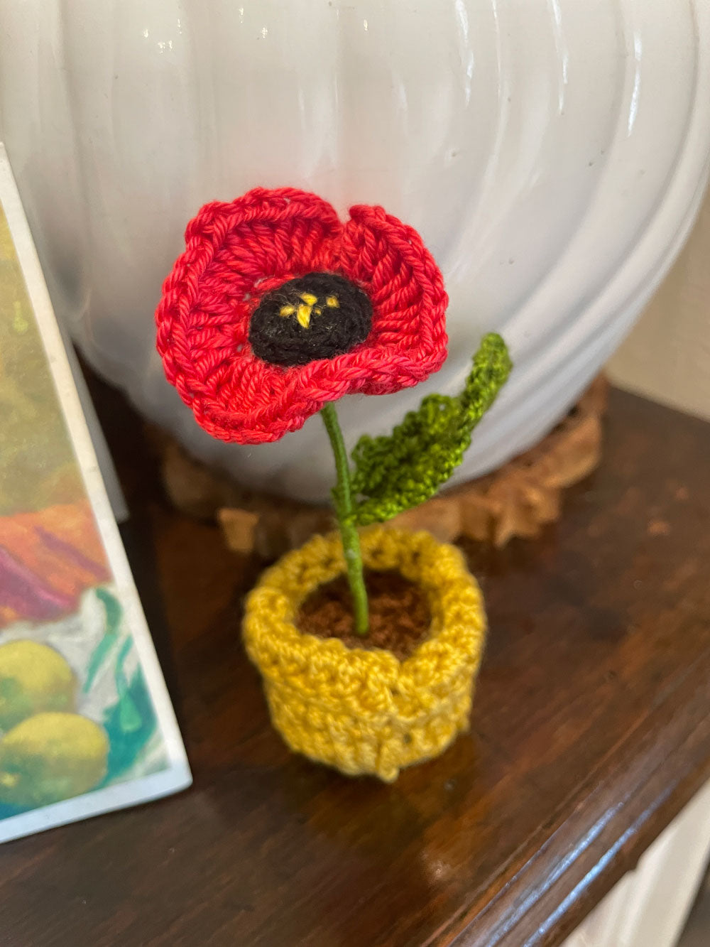Mini Crochet Flowerpots